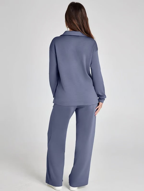 Women’s Wide Leg Lounge Co-ord | Two Piece
