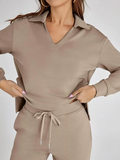 Women’s Wide Leg Lounge Co-ord | Two Piece