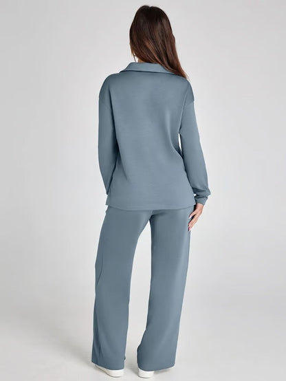 Women’s Wide Leg Lounge Co-ord | Two Piece
