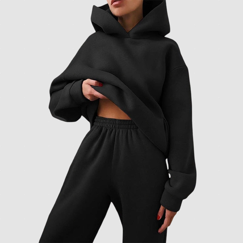 Women’s Cotton Fleece Tracksuit for Winter